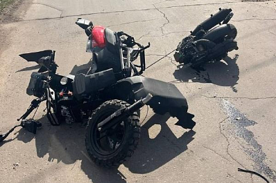 В Самарской области в аварии погиб пассажир мопеда