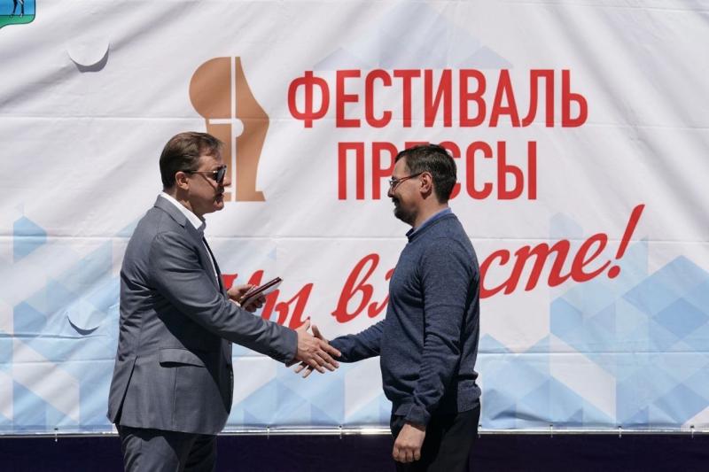 Телеоператоров СОВА наградили почетным знаком губернатора Самарской области "За служение людям"