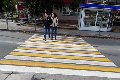 Новый пешеходный переход появился на пересечении Ново-Садовой и Советской Армии в Самаре