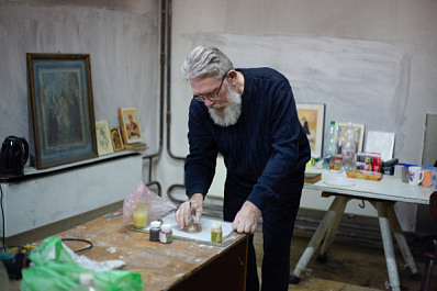 Мастер энкаустики: Николай Колесниченко - о призвании иконописца