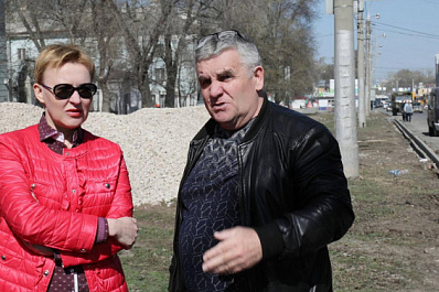 Елена Лапушкина проверила, как в Самаре ремонтируют дороги, на которые жаловались жители