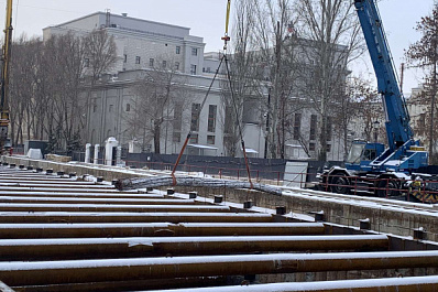 В Самаре котлован станции метро "Театральная" готов на 90 %