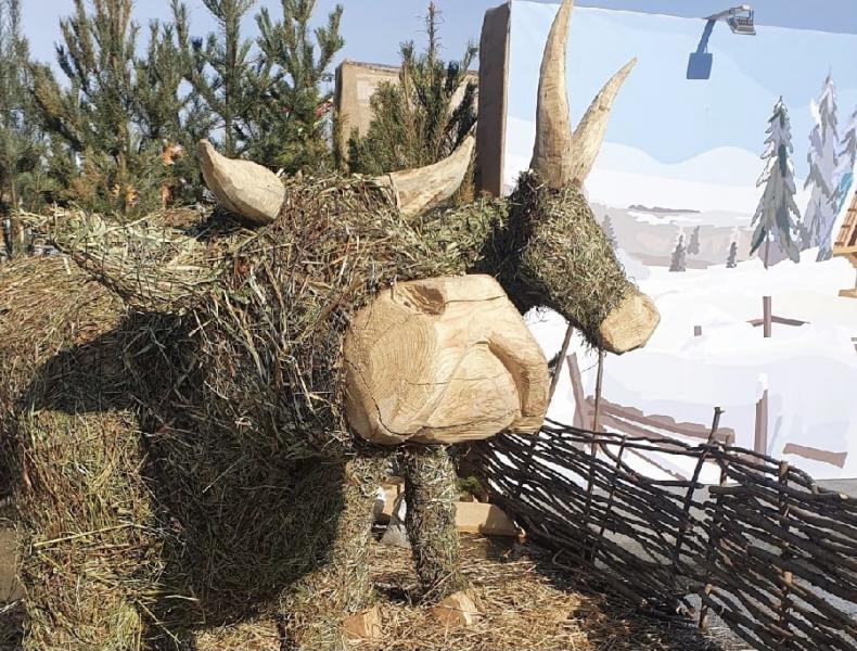 На площади Куйбышева в Самаре построили скотный двор