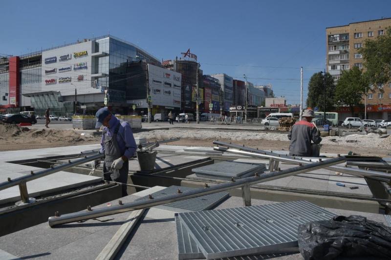 Стало известно, когда заработает сухой фонтан в Самаре на месте бывшего рынка "Лотос"