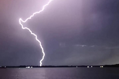 На Самару обрушилась гроза