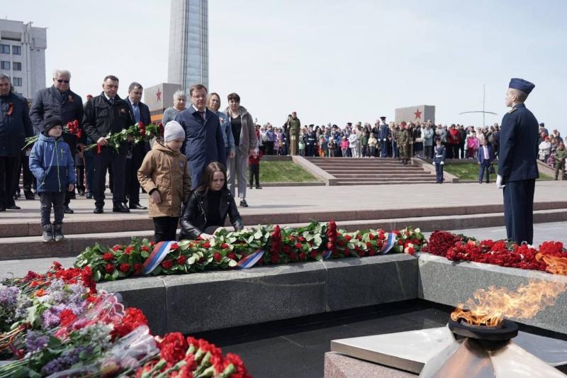 В День Победы на мемориал Героев Отечества в Самаре нанесено имя участника СВО Андрея Соколовского