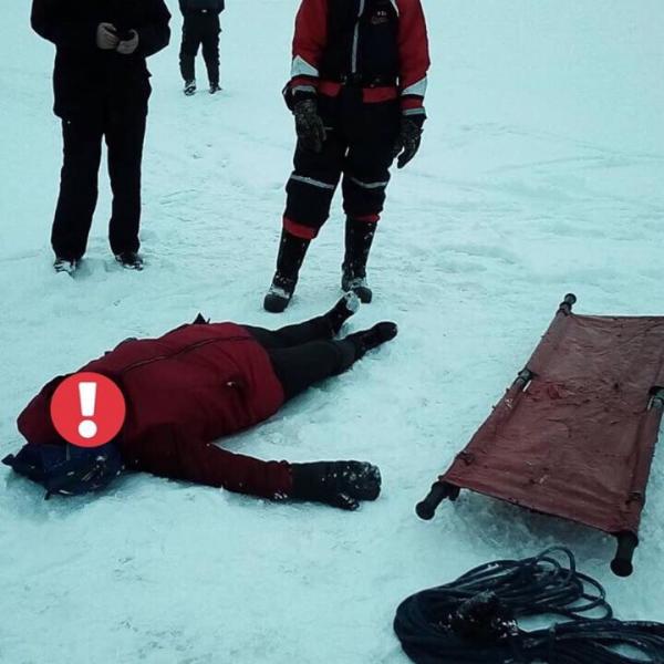 На льду в Тольятти обнаружили избитую женщину