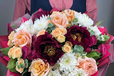 Самарские букеты с возможностью доставки по миру