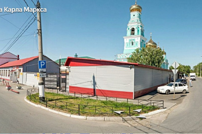 В Сызрани перекрыли проезд у Центрального рынка