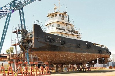 В Самаре заложили киль нового грузового корабля