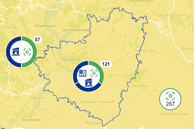 Инвестплощадки Самарской области размещены на Инвестиционной карте России