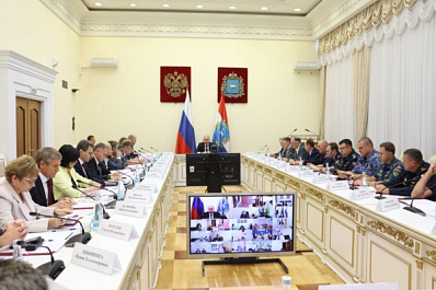 Вячеслав Федорищев провел заседание штаба по вопросам военной службы по контракту