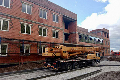 В селе Красный Яр возводят детский сад на 250 мест 