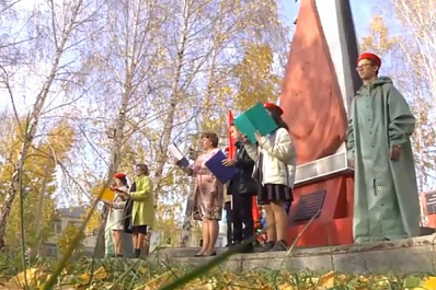 В Самарской области дети возложили цветы в память о павших бойцах