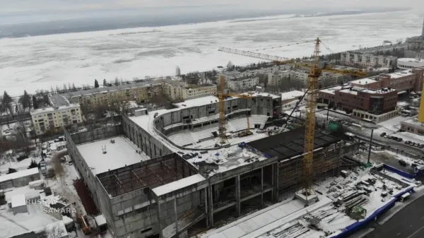 В Самаре новый Дворец спорта готов на 30 %