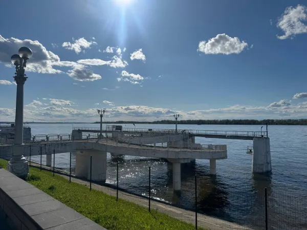 В Самаре затоплены причалы речного вокзала