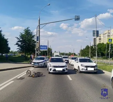 В Самарской области женщина на Kia сбила подростка-велосипедиста