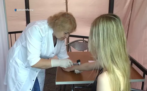 В Самаре на набережной прошла акция по профилактике рака кожи