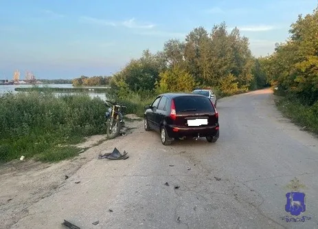 В Самарской области пьяный подросток на мотоцикле врезался во встречную "Калину"