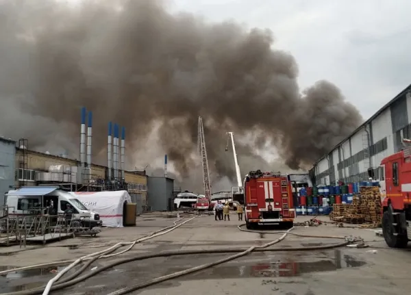 В Самаре открытое горение на складе ликвидировано утром 15 июля
