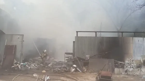 В Новокуйбышевске 2 июня произошел крупный пожар