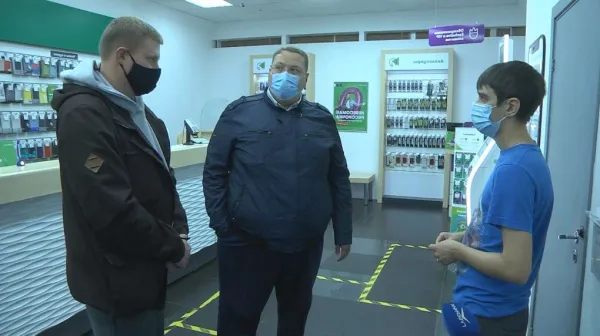 Продавцов проверили на соблюдение масочного режима в Самаре