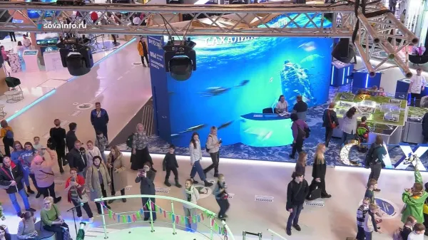 Трансляции матчей, конкурсы и фотосессии ждут гостей стенда Самарской области на выставке Россия