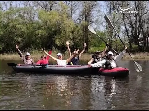 Велопрогулка vs сплав на байдарке. Утро Губернии