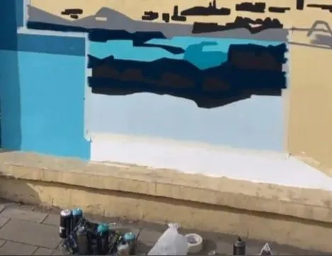 Уличные художники до конца октября закончат роспись стены Самарской ГРЭС