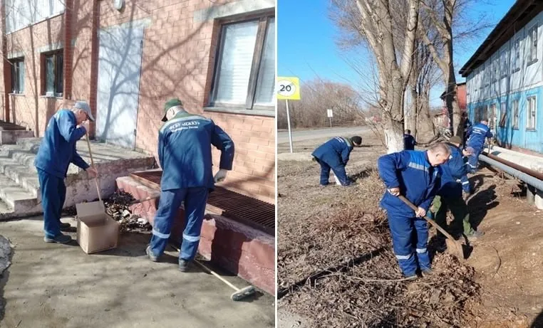 В Самарской области военные городки очистили от мусора