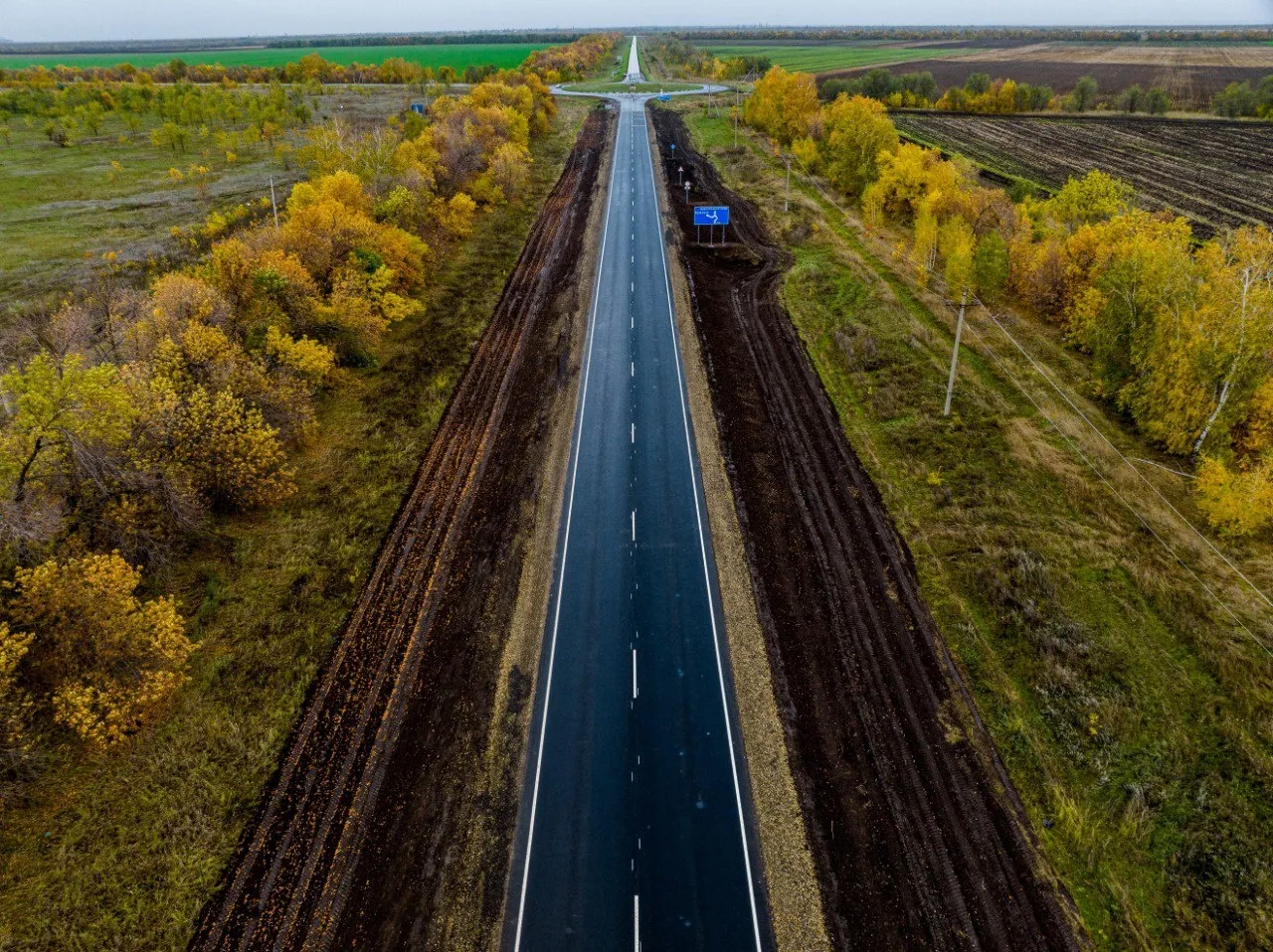 В Самарской области по нацпроекту отремонтировали участок трассы 