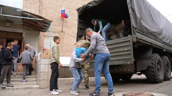 Гуманитарный груз из Самарской области доставлен в Луганскую народную республику