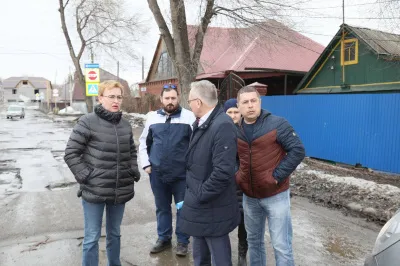 Елена Лапушкина объехала проблемные участки дорог Самары