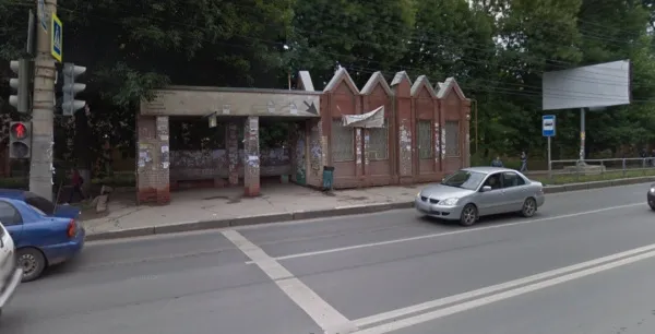 В Самаре снесут незаконный киоск у остановки "Кинотеатр "Огонек"