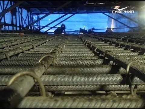 Бетонирование проезжей части Фрунзенского моста. Новости Губернии от 22 февраля