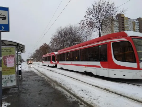В Самаре из-за метели отменили трамваи до "Самара Арены"