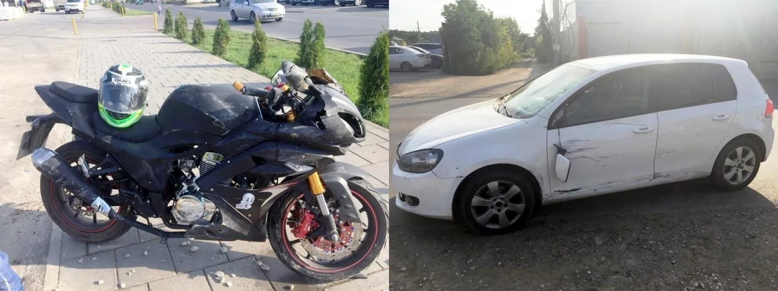 24-летний водитель иномарки сбил мотоциклиста в Самаре