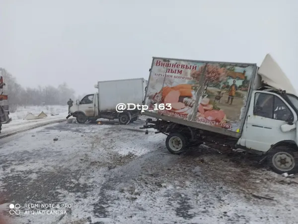 Жесткое ДТП на трассе: в Самарской области столкнулись две "Газели"