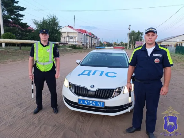 Пропала чувствительность рук: самарские полицейские помогли водителю, которому стало плохо на дороге