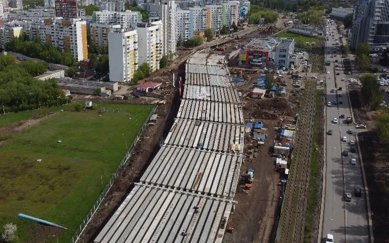 Заместитель министра транспорта региона: в Самаре новая развязка на улице Ново-Садовой готова почти на 60 %