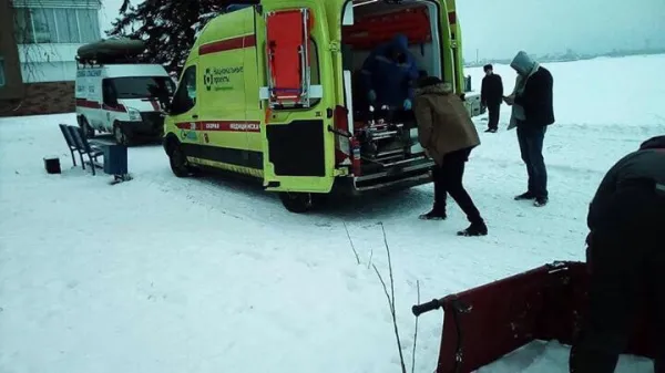 На льду в Тольятти обнаружили избитую женщину