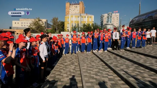 "Поезд героев" привез в Самару 100 детей