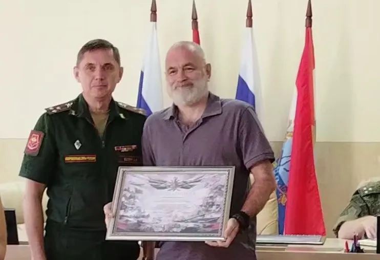 Журналиста телеканала "Губерния" отметили благодарностью заместителя министра обороны РФ