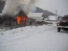 На станции Звезда загорелся частный дом