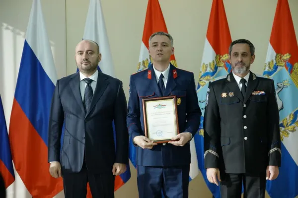 Вячеслав Федорищев провел рабочую встречу с атаманом Всероссийского казачьего общества Виталием Кузнецовым