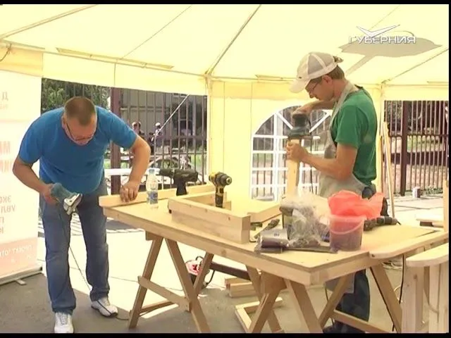 Во дворах Самары появятся деревянные горки и скамейки, сделанные руками жителей