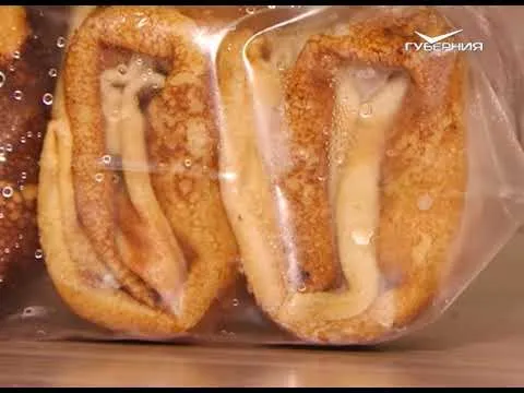 Замороженные блинчики с мясом. Сохраняйте чек