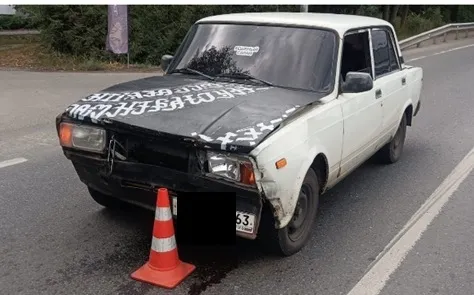 Не выдержал дистанцию: в Самаре "семерка" влетела в Suzuki