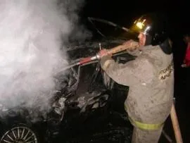 На улице Баныкина в Тольятти сгорел автомобиль