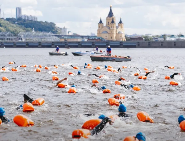 В Нижнем Новгороде в заплыве через Волгу примут участие больше 1,5 тысячи человек